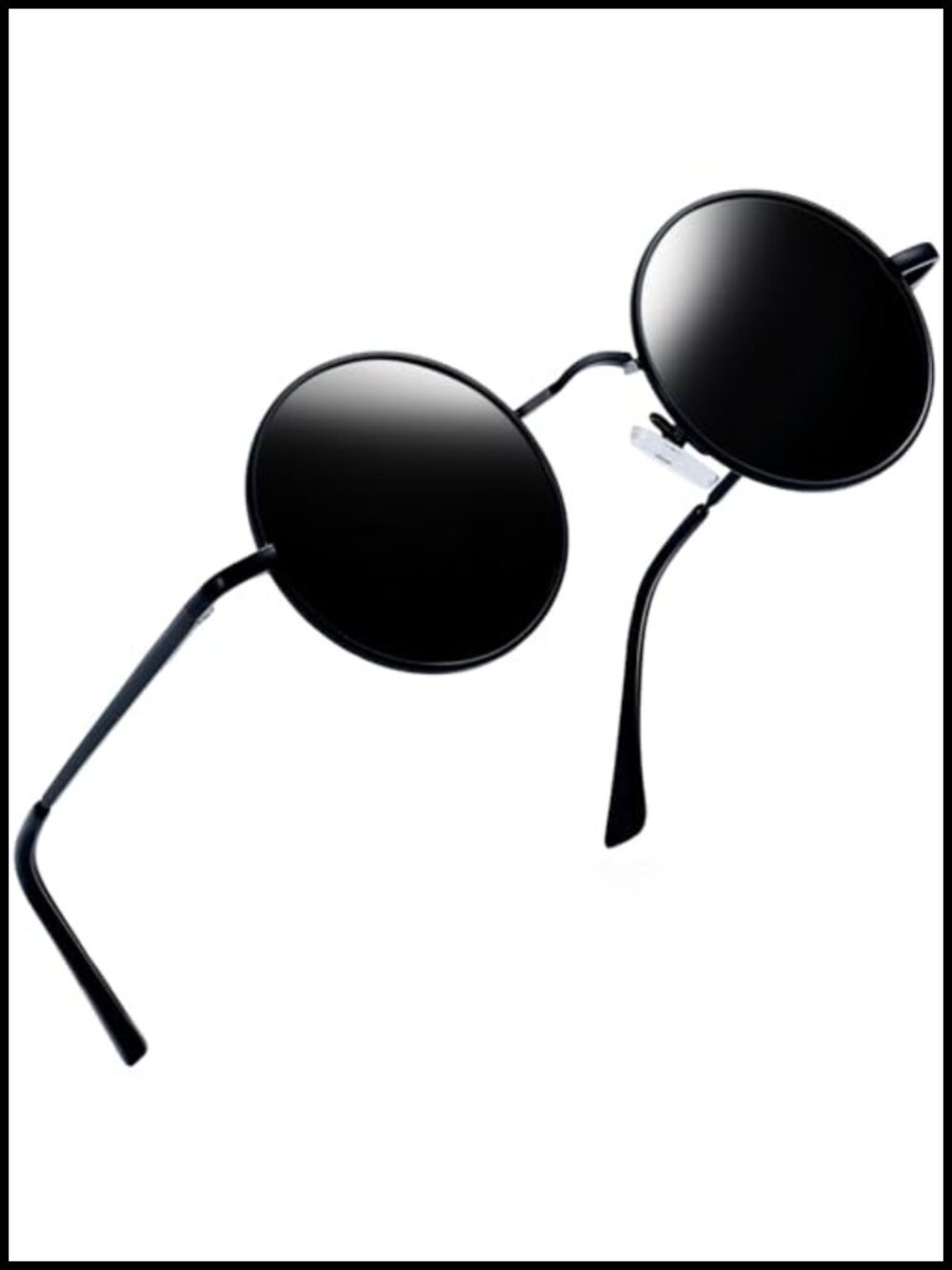 Small Round Sunglasses Hippie Circle UV400 Protection Polarized Metal Frame